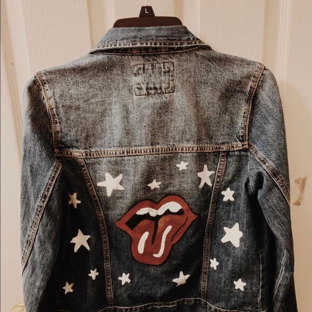 Women’s hand painted jacket